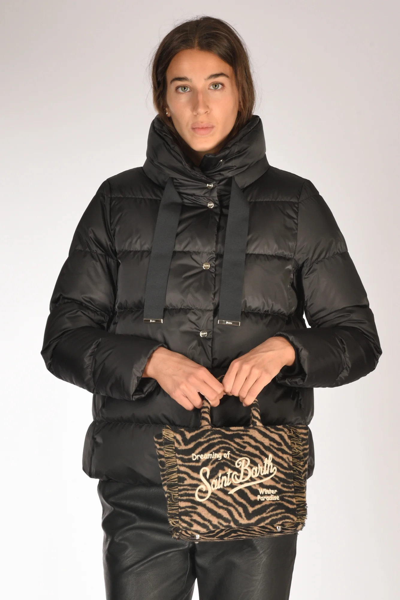 Mc2 Saint Barth Borsa Vanity Mini Nero/beige Donna - immagine 3