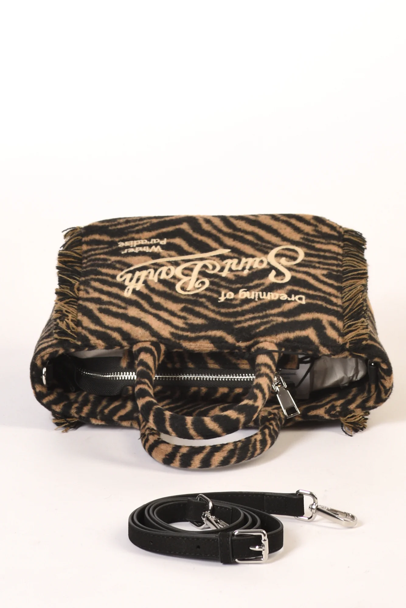 Mc2 Saint Barth Borsa Vanity Mini Nero/beige Donna - immagine 6