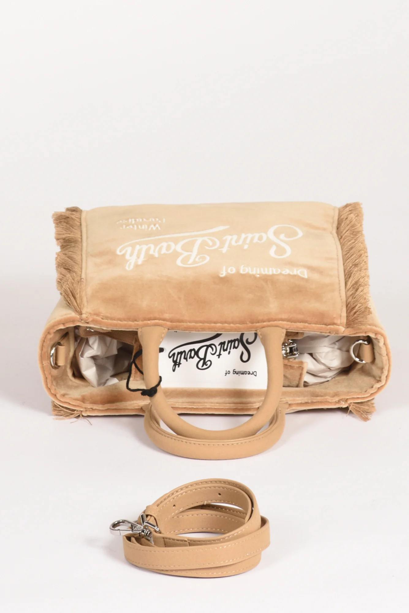 Mc2 Saint Barth Borsa Vanity Mini Beige Donna - immagine 6