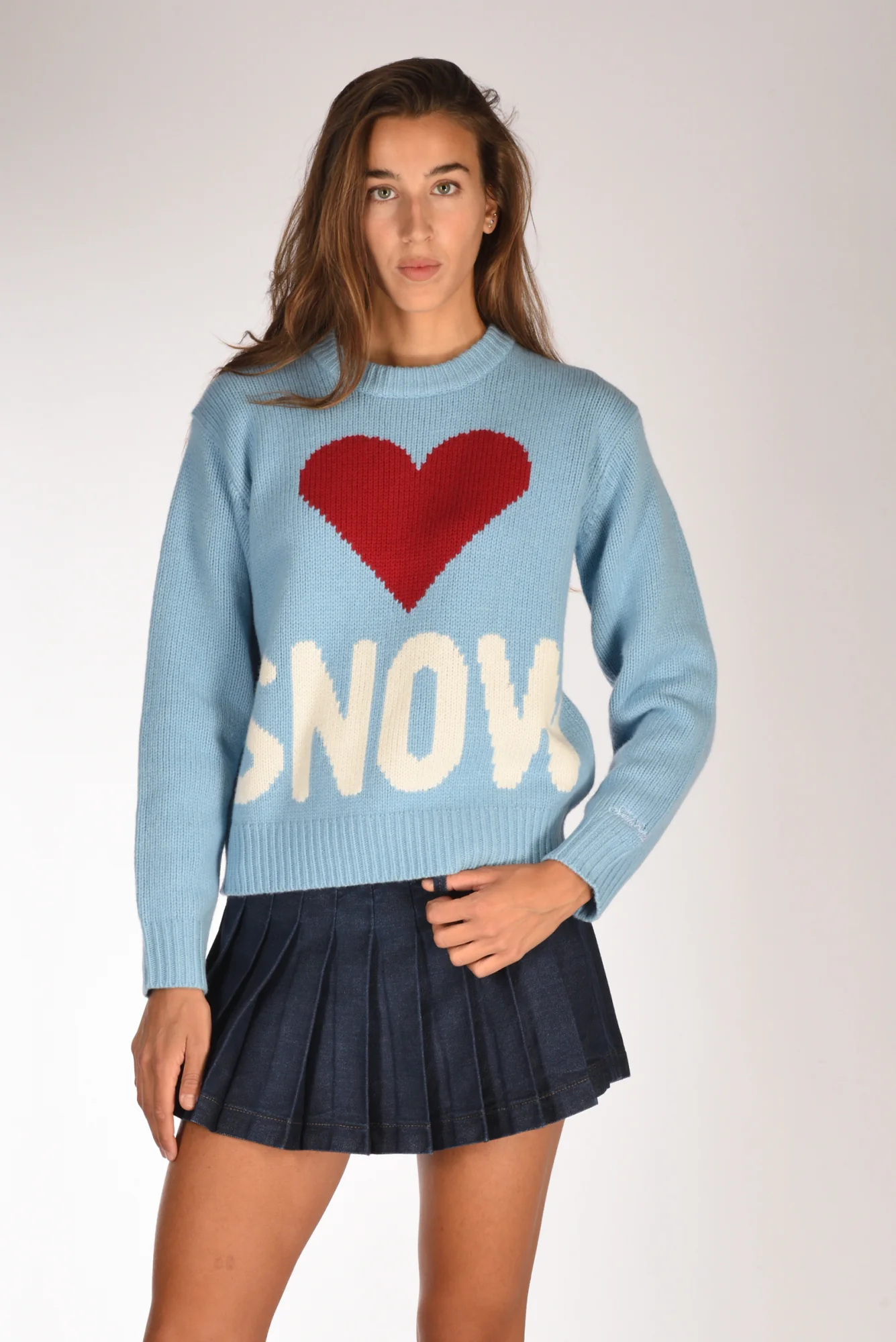 Mc2 Saint Barth Maglia Kyla Azzurro Donna - immagine 2