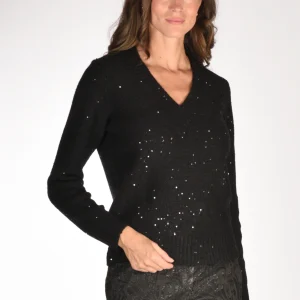 Mc2 Saint Barth Maglia Elara Nero Donna