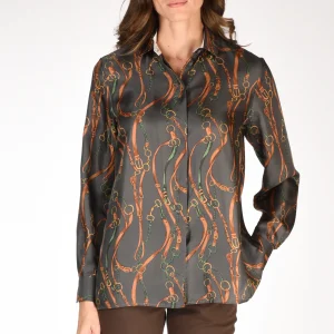 Sarte Pettegole Camicia Grigio Donna