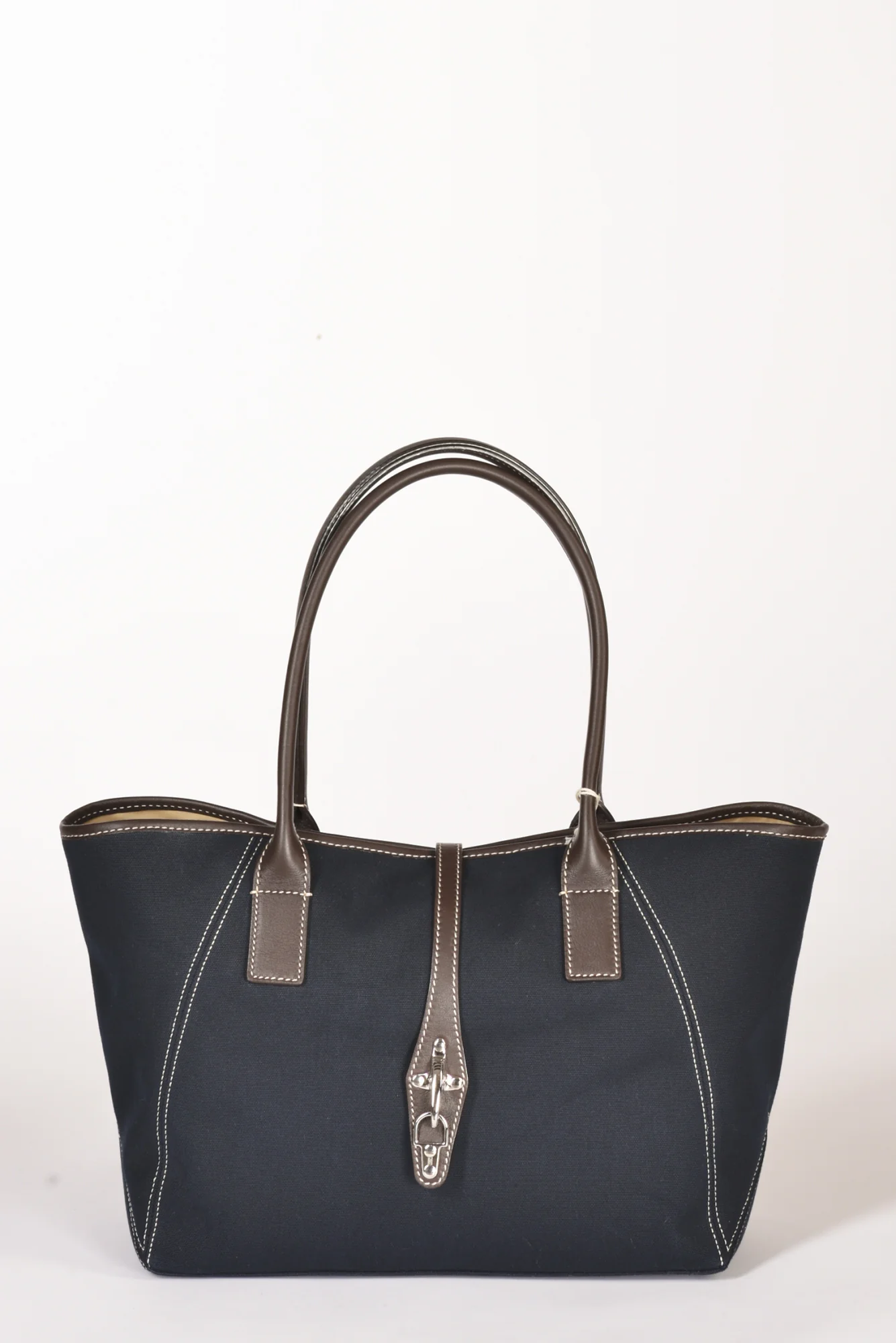 Fay Borsa Media Blu/marrone Donna - immagine 2