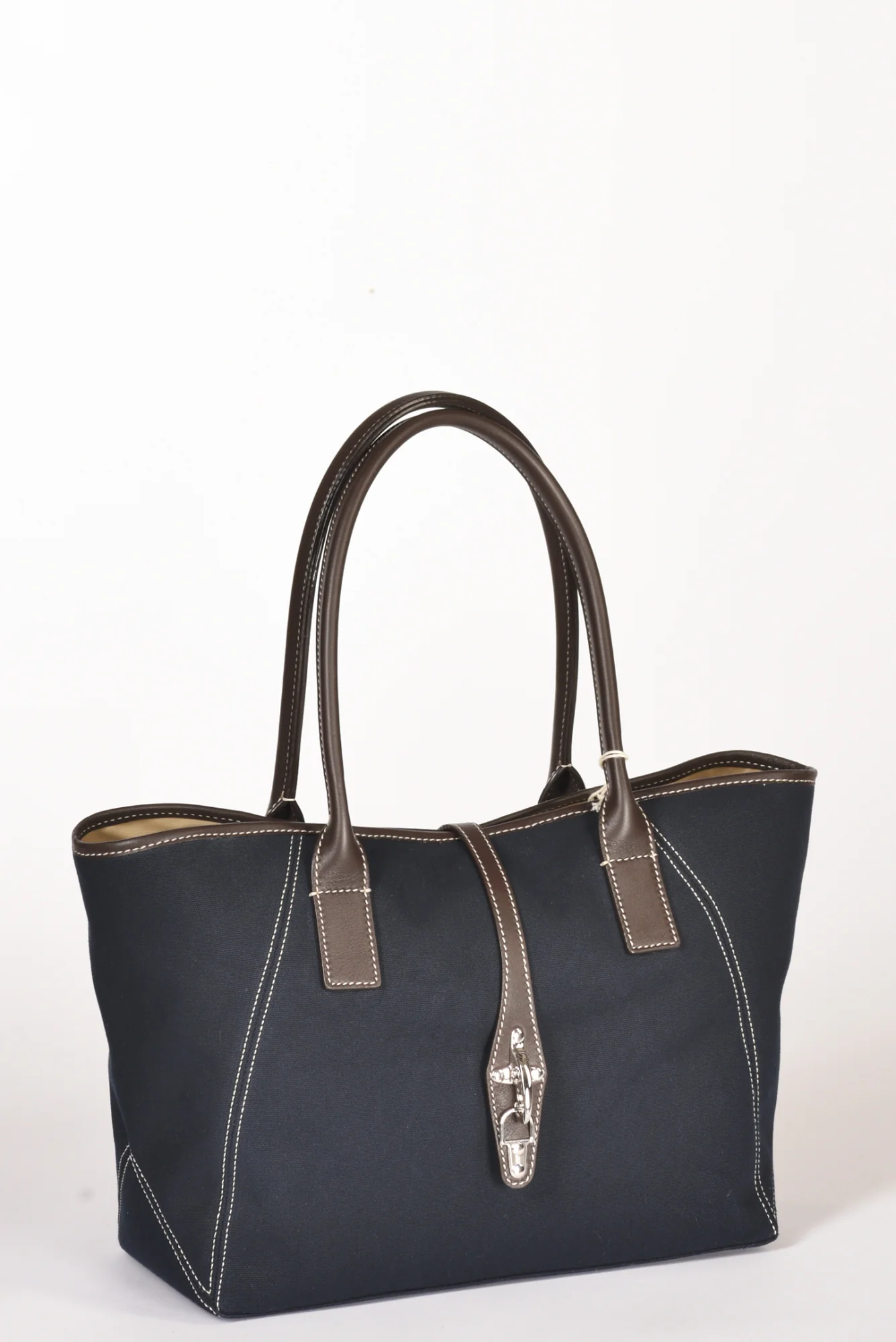 Fay Borsa Media Blu/marrone Donna - immagine 4