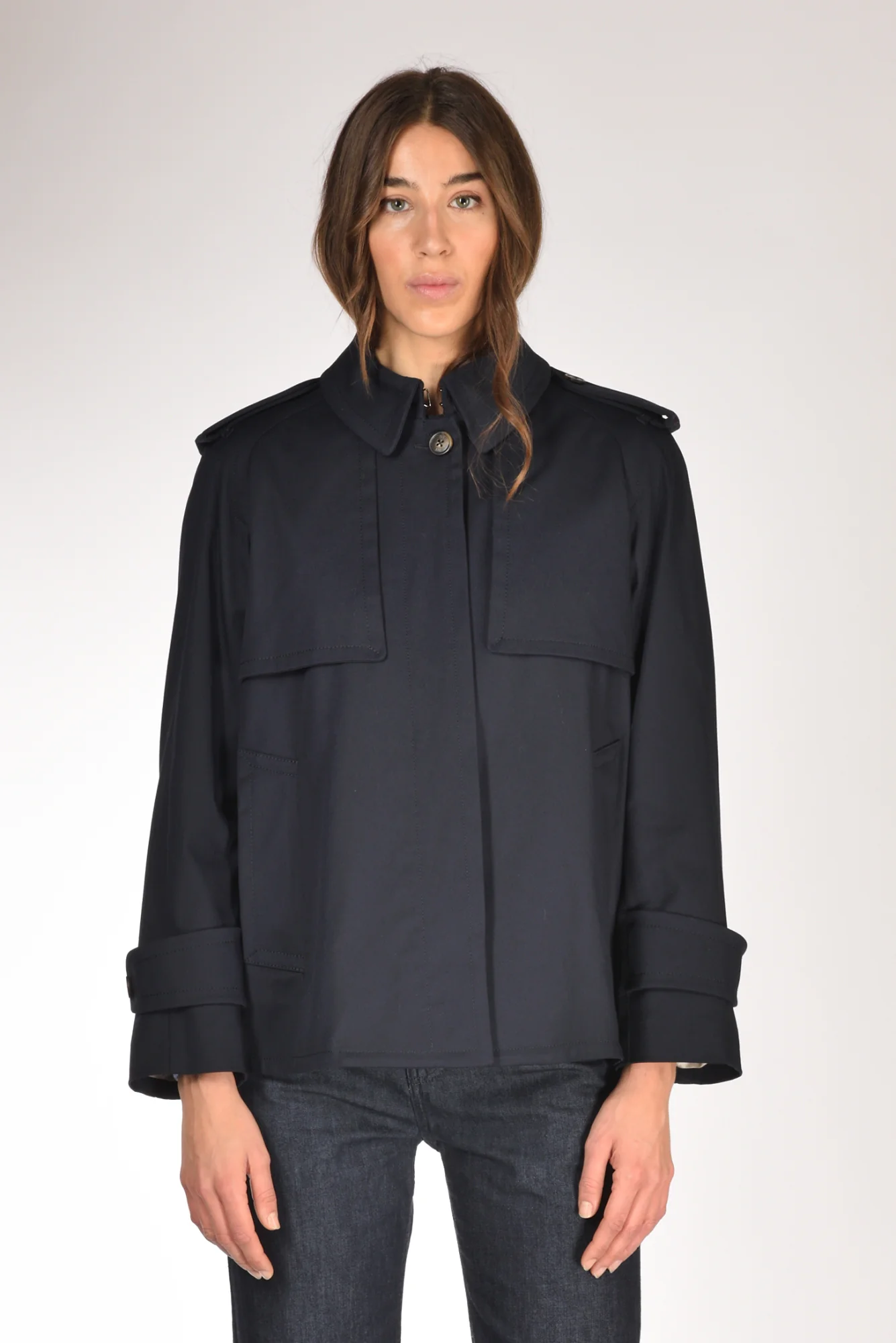 Fay Trench Cort Blu Donna - immagine 3