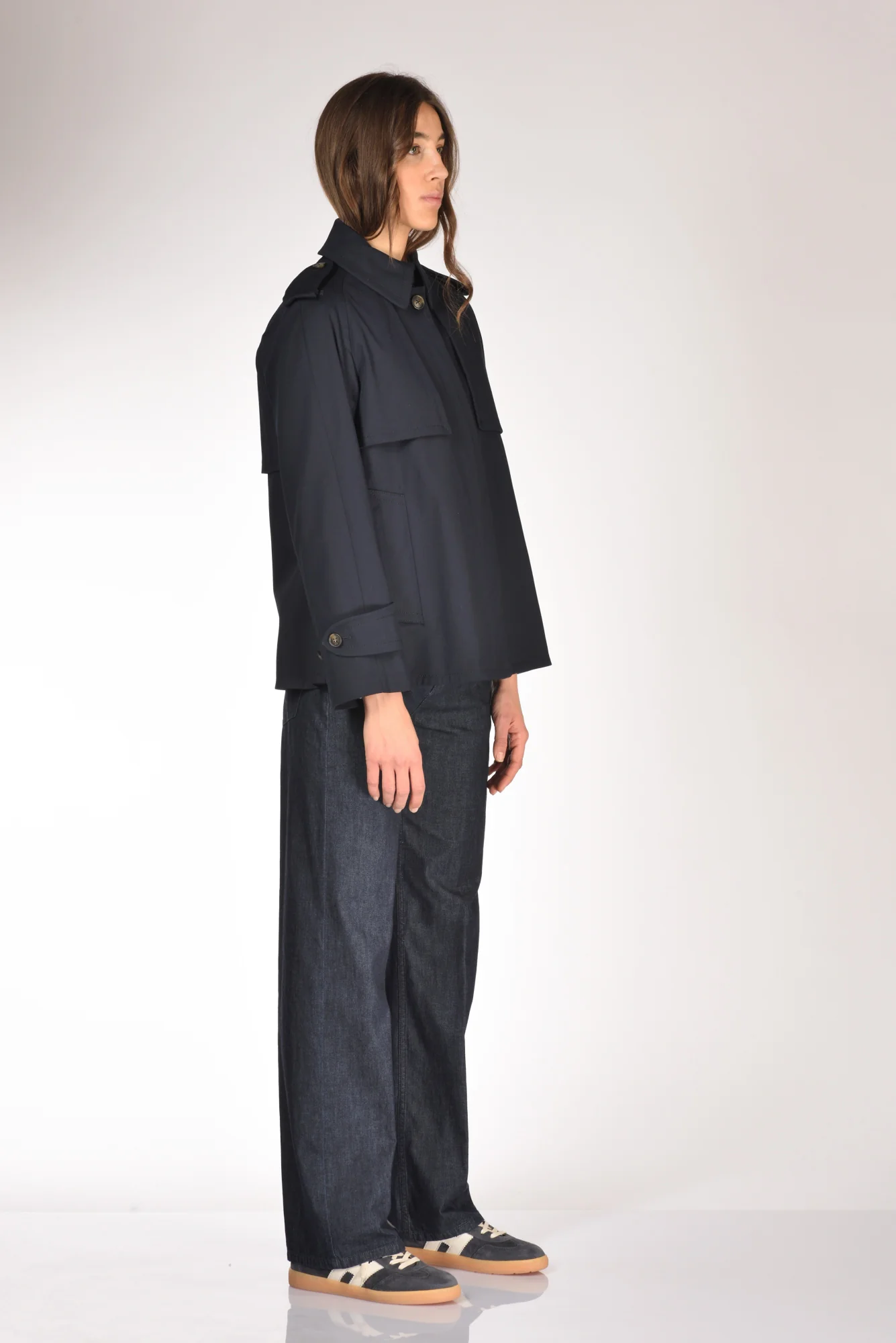 Fay Trench Cort Blu Donna - immagine 5