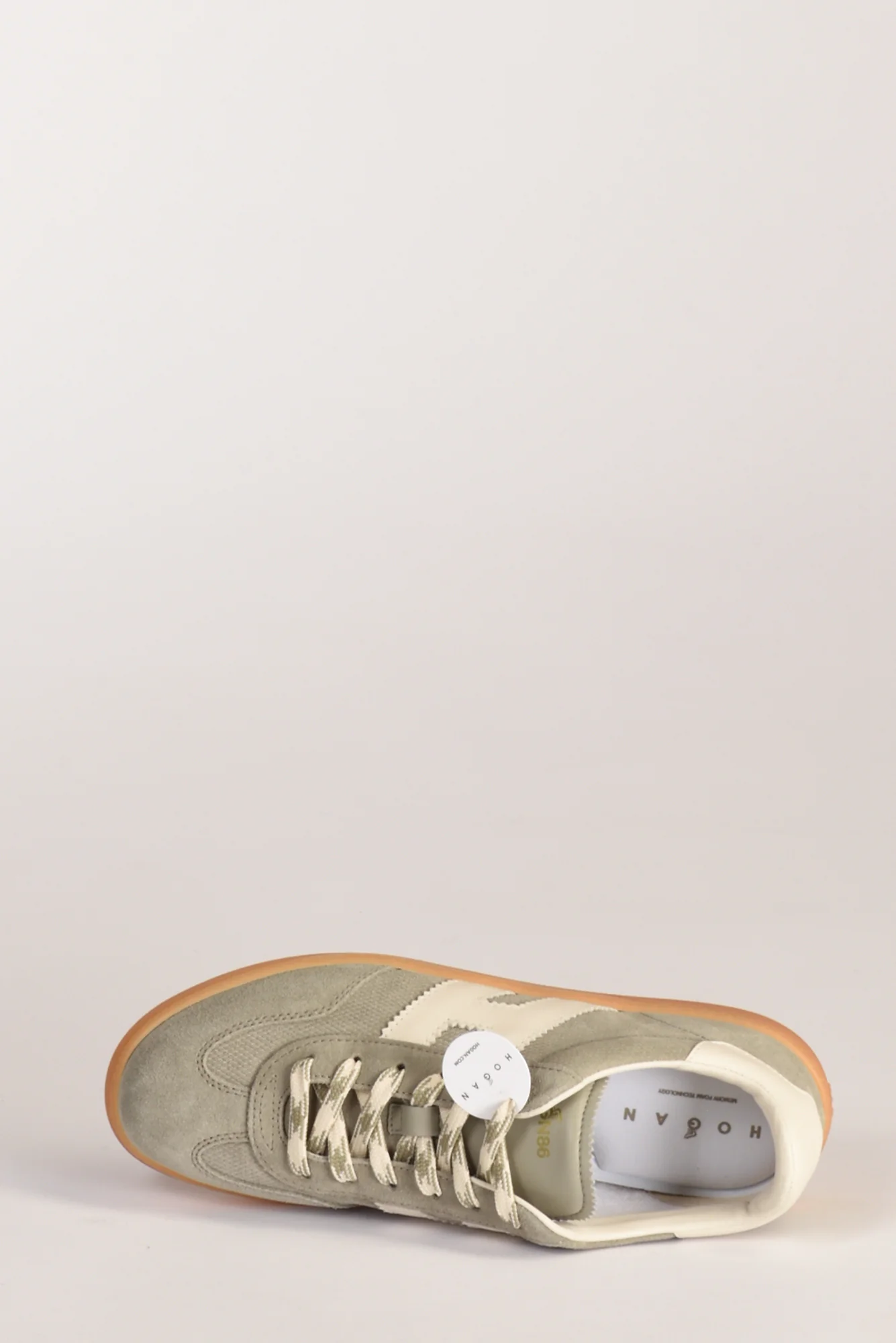 Hogan Sneakers Cool Grigio Verde Donna - immagine 6