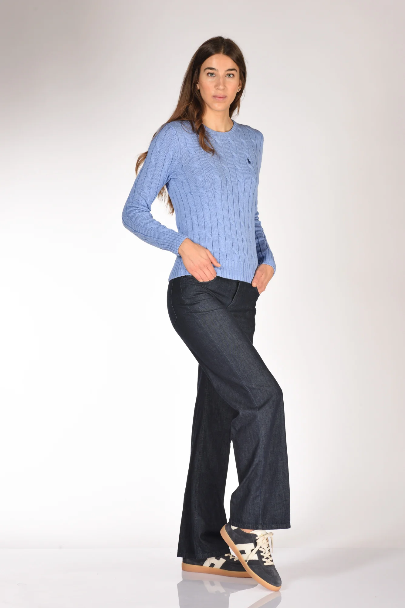 Hogan Sneakers Cool Blu Donna - immagine 3