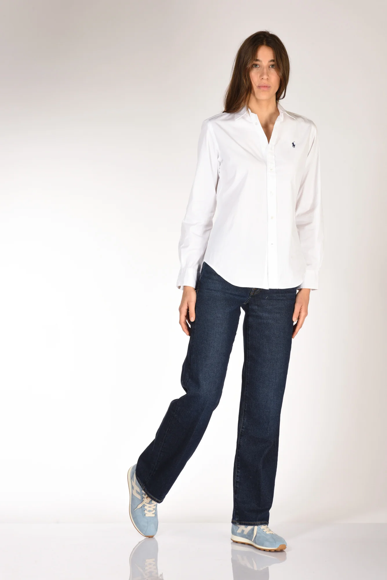 Hogan Sneakers Azzurro/bianco Donna - immagine 3