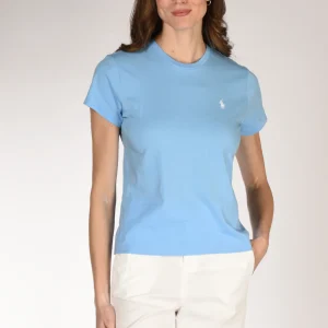 Polo Ralph Lauren Tshirt M. Corta Azzurro Donna