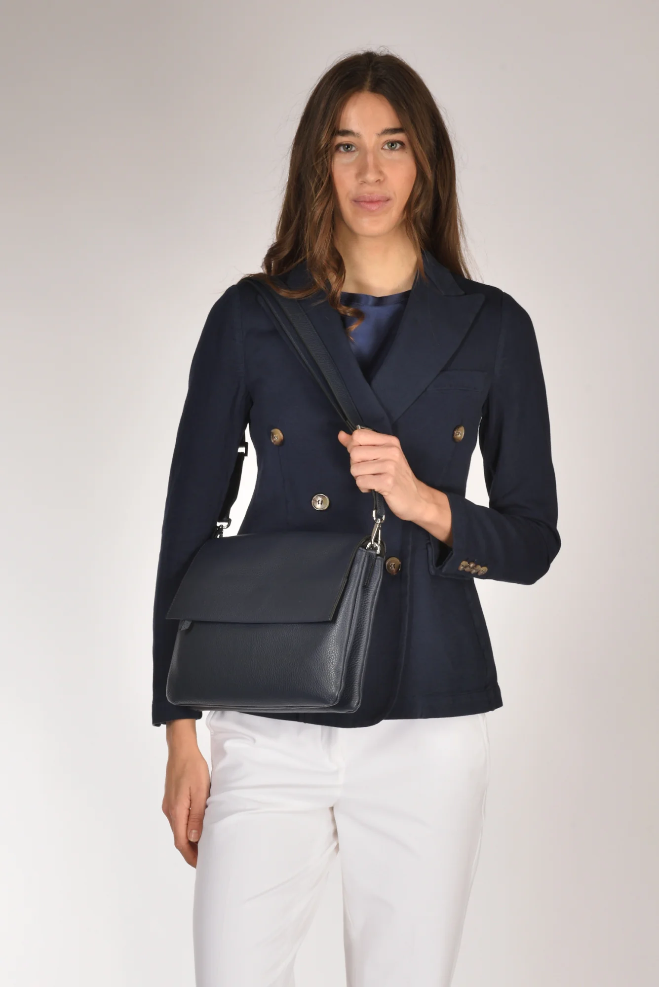 Gianni Chiarini Borsa Three Blu Donna - immagine 3