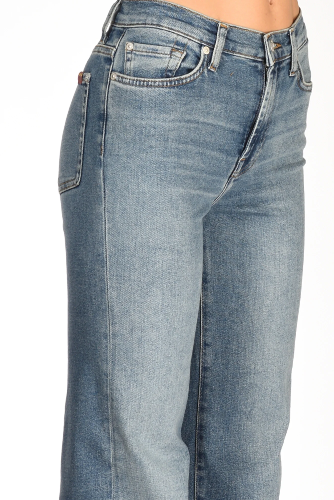 7 For All Mankind Jeans Dojo Blu Donna - immagine 6