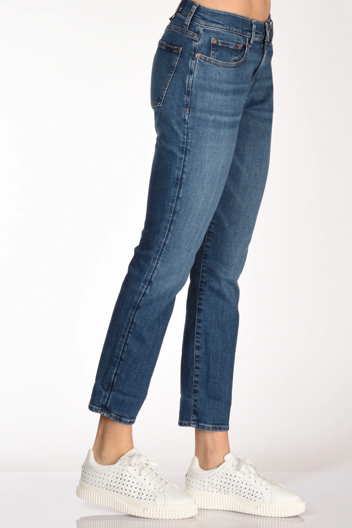 7 For All Mankind Jeans Relaxed Blu Donna