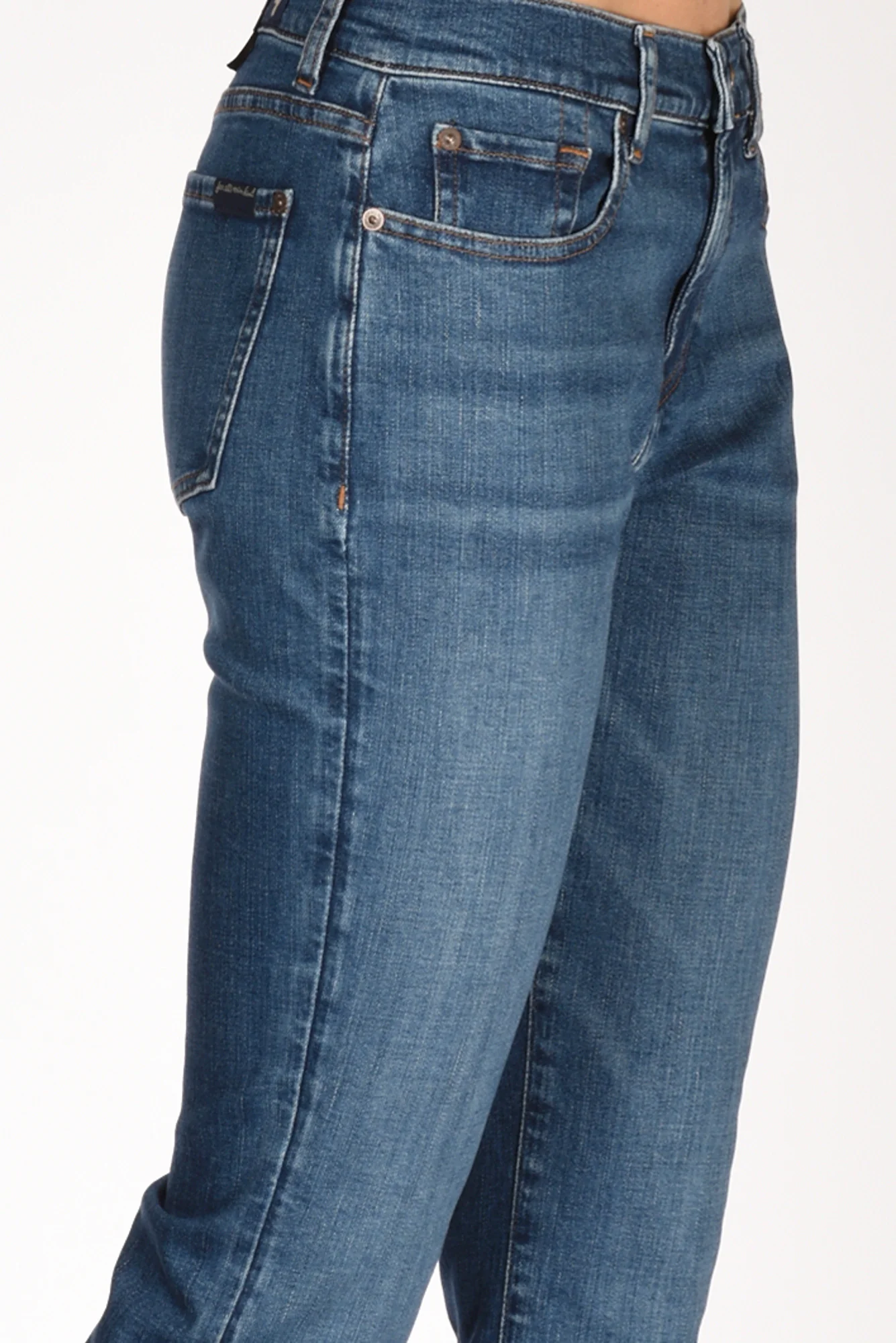 7 For All Mankind Jeans Relaxed Blu Donna - immagine 5