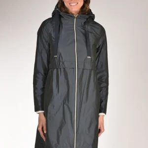 Herno Parka Taffeta Blu Donna