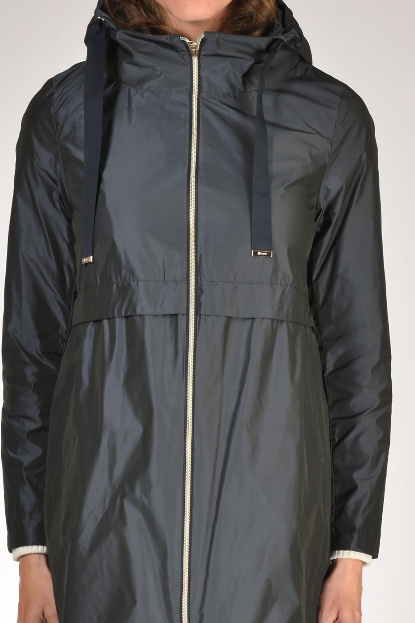 Herno Parka Taffeta Blu Donna - immagine 4