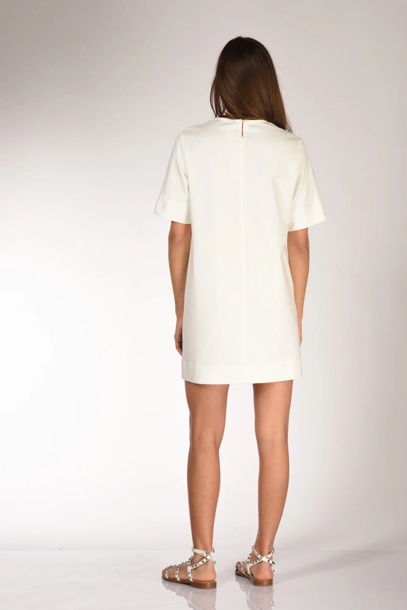 Circolo 1901 Abito Felpa Bianco Donna - immagine 6