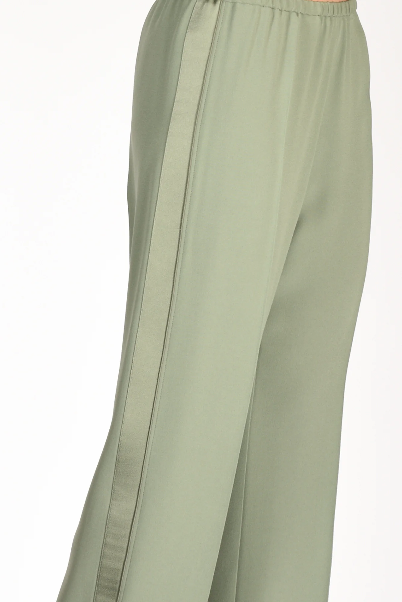 Forte Forte Pantaloni Satin Verde Donna - immagine 6
