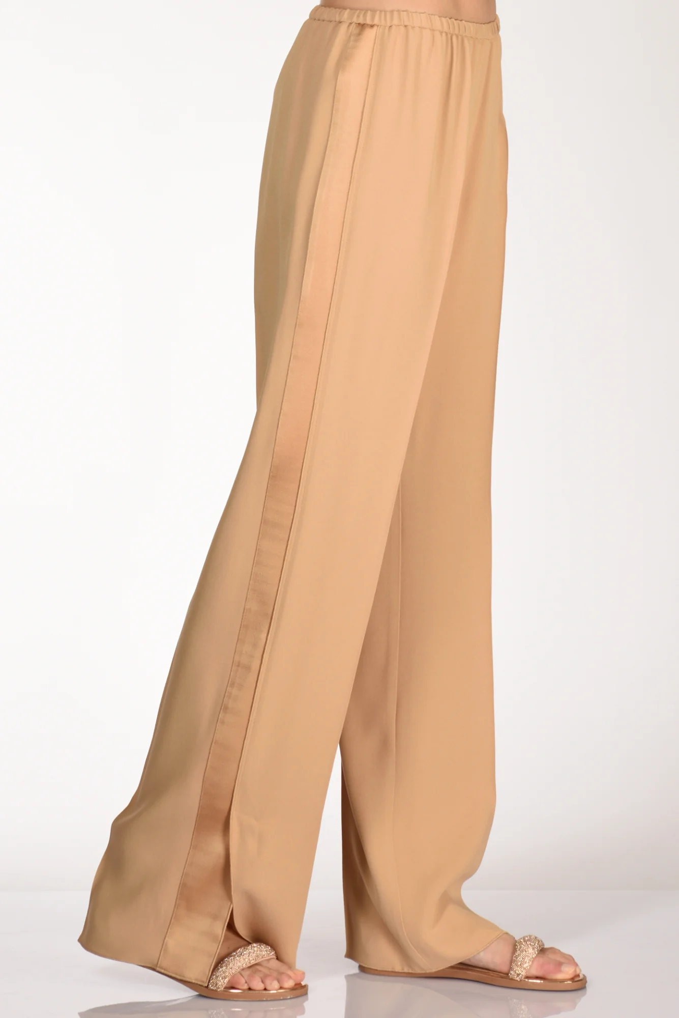 Forte Forte Pantaloni Satin Beige Donna - immagine 2