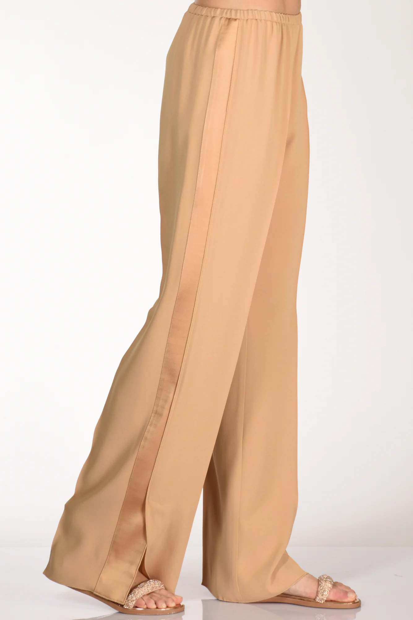 Forte Forte Pantaloni Satin Beige Donna - immagine 7
