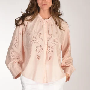 Forte Forte Camicia Lunamaris Rosa Donna