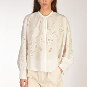 Forte Forte Camicia Lunamaris Bianco Naturale Donna