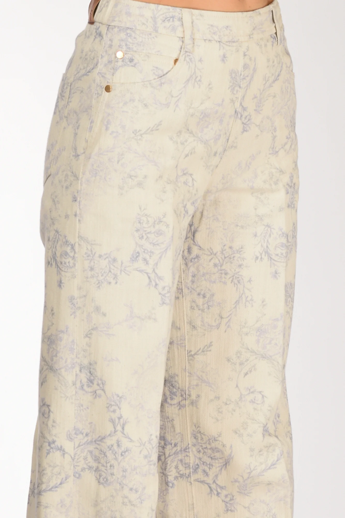 Forte Forte Pantalone Stampa Azzurro/bianco Donna - immagine 6