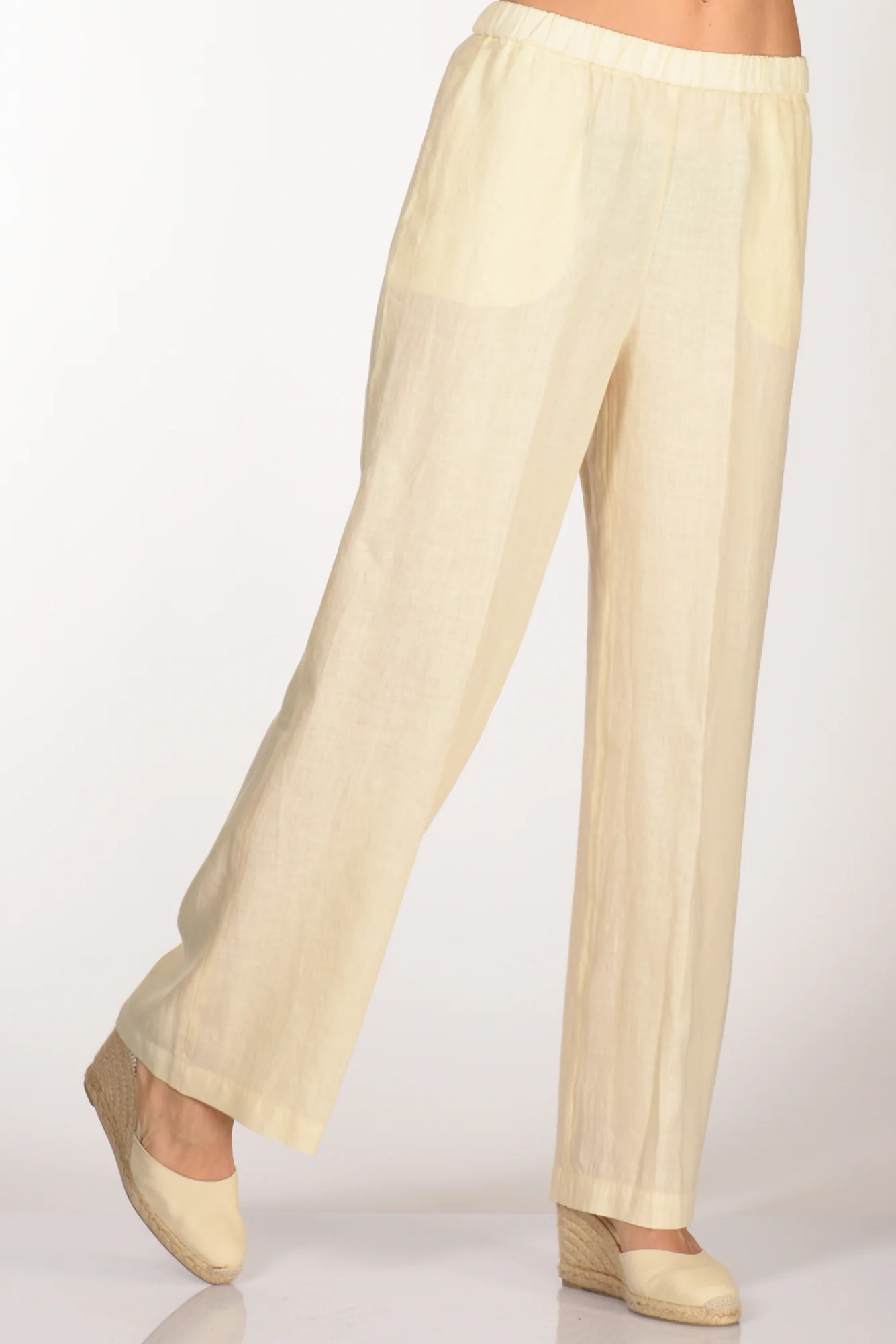 Aspesi Pantalone Beige Chiaro Donna - immagine 2