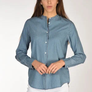 Aspesi Camicia Blu Jeans Donna