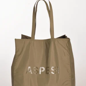 Aspesi Borsa Shopping Verde Donna