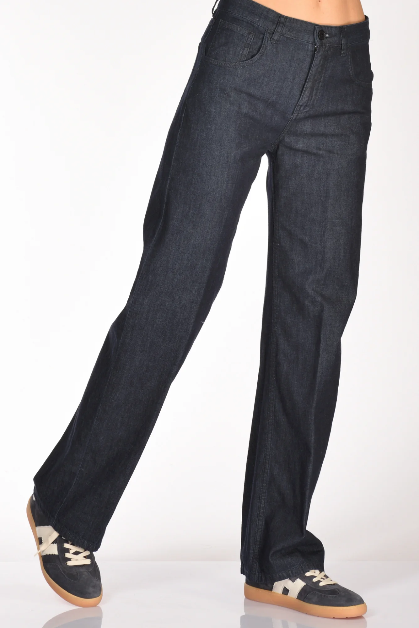 Aspesi Pantalone Denim Blu Jeans Donna