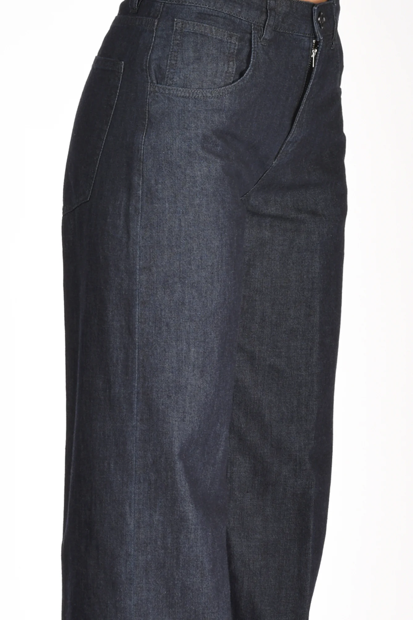 Aspesi Pantalone Denim Blu Jeans Donna - immagine 6