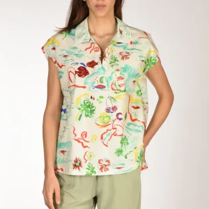 Aspesi Camicia Bianco/multicolor Donna