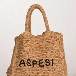 Aspesi Borsa Shopping Beige Donna