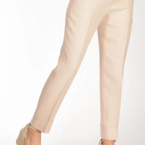 Incotex Slowear Pantalone Nevet Beige Rosato Donna