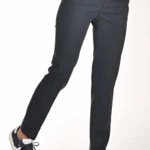 Incotex Slowear Pantalone Leyre Blu Scuro Donna