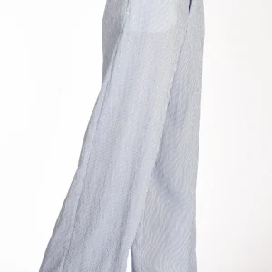 Pt Torino Pantalone Lorenza Bianco/blu Chiaro Donna