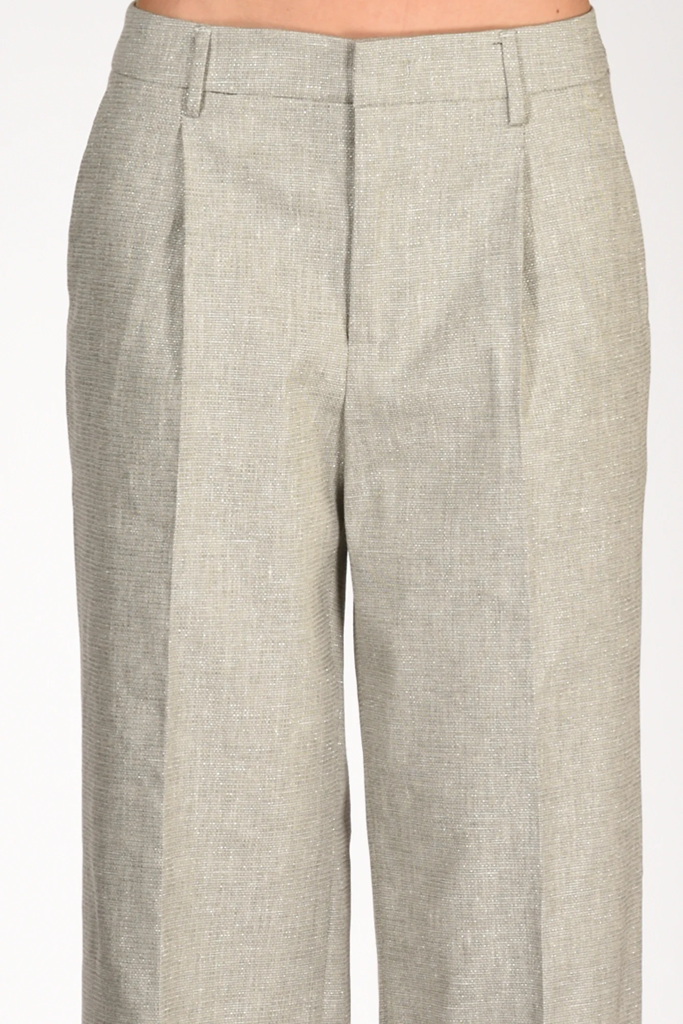 Pt Torino Pantalone Lola Grigio Tortora Donna - immagine 5