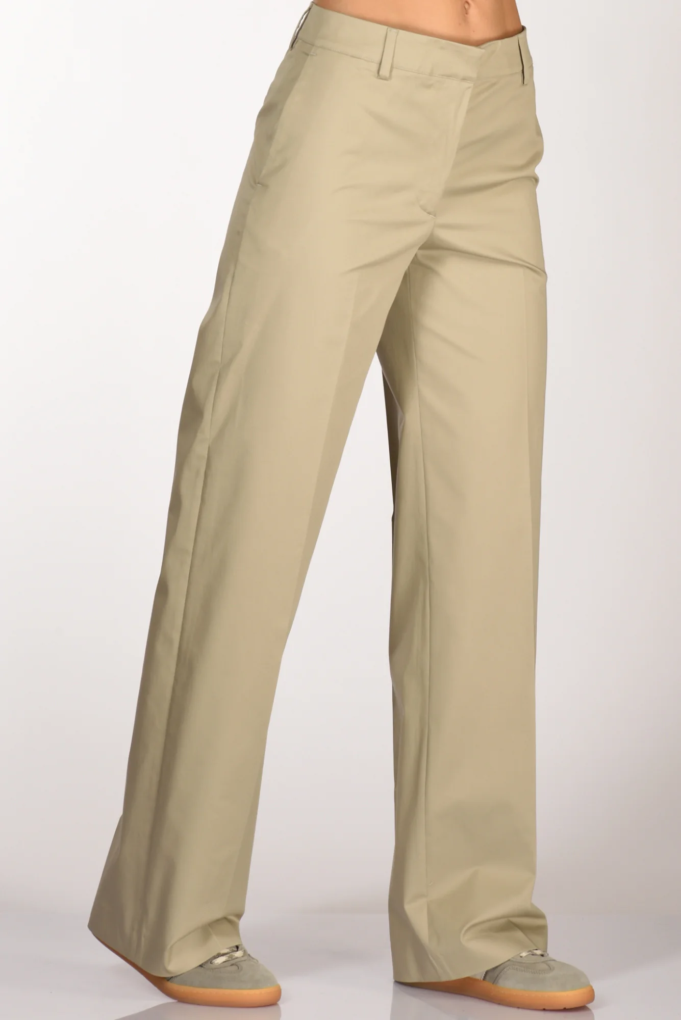 Pt Torino Pantalone Francois Beige Chiaro Donna - immagine 2