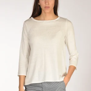 Base Milano Maglia M.3/4 Bianco Naturale Donna