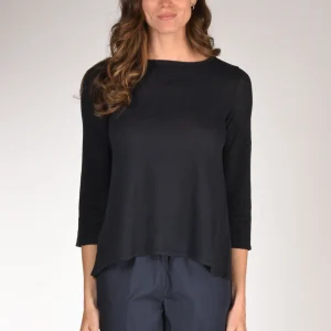 Base Milano Maglia M.3/4 Blu Donna