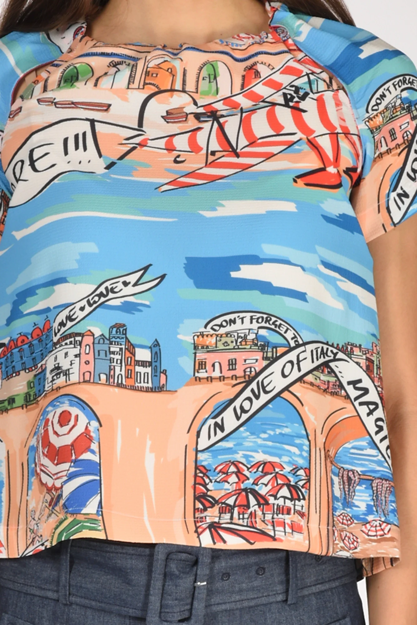 Alessandro Enriquez Camicia Stampa Multicolor Donna - immagine 4