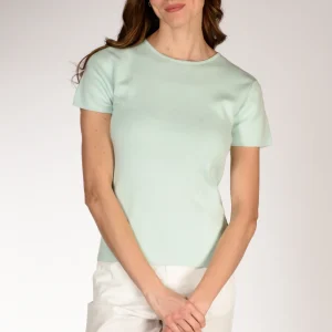 Allude Tshirt Maglia Azzurro Donna