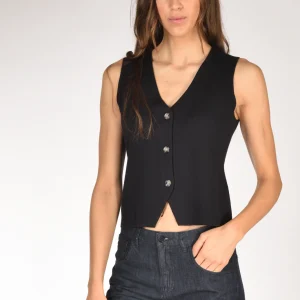 Allude Maglia Gilet Blu Donna