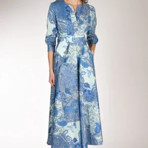 Gabriele Bellini Abito Stampa Azzurro/blu Donna