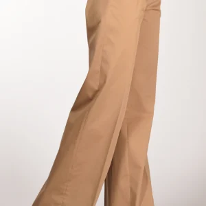 Kiltie Pantalone Andrea Beige Cammello Donna