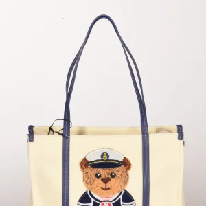 Rue Madam Paris Borsa Orso Blu/bianco Donna