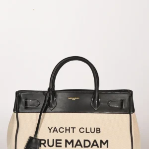 Rue Madam Paris Borsa Riviera Nero/beige Chiaro Donna