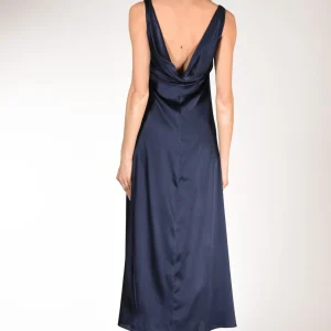 Sarte Pettegole Abito Lungo Blu Donna