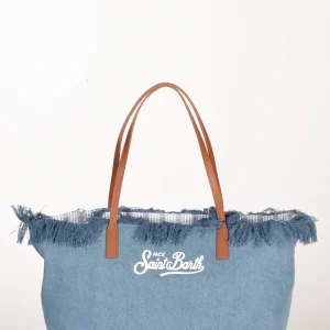 Mc2 Saint Barth Borsa City Bag Blu Jeans Donna